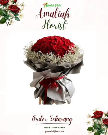Buket Bunga Sungkai Tengah