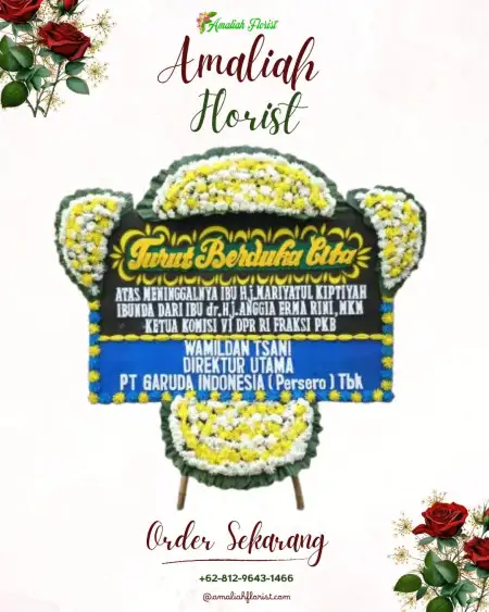 Papan Bunga Duka Sungkai Tengah